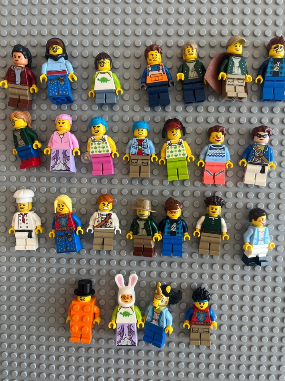 Assorted lego BAM minifigures parts lot of 25 #3